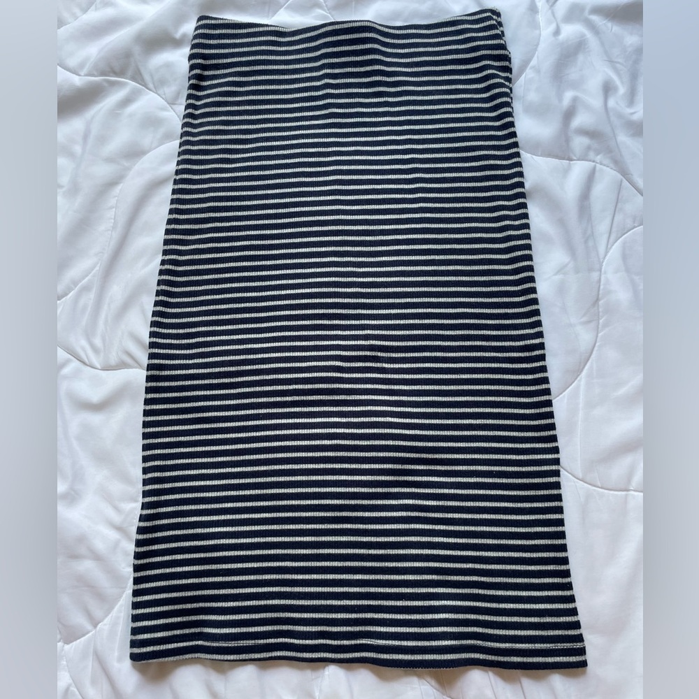 Ultra Flirt Striped Pencil Skirt S